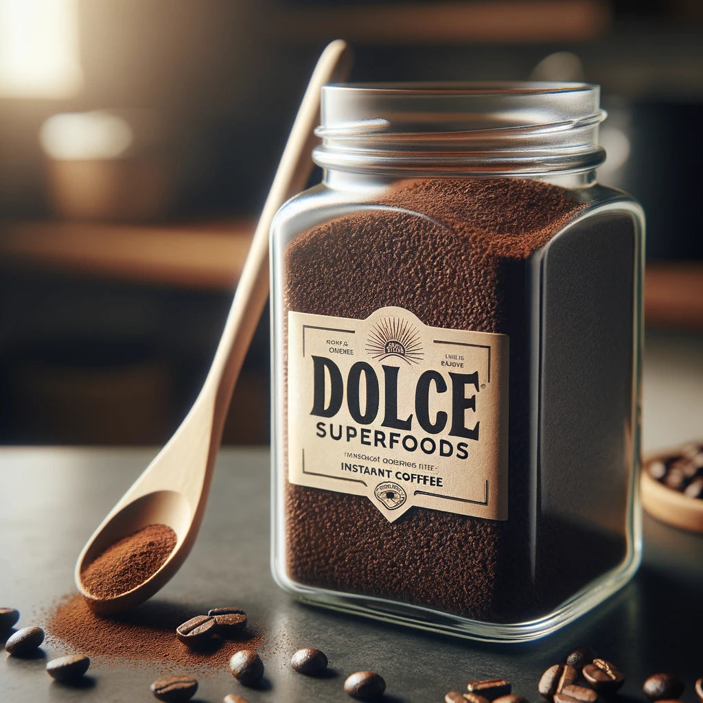 Bulk Organic Instant Coffee Dolce Superfoods